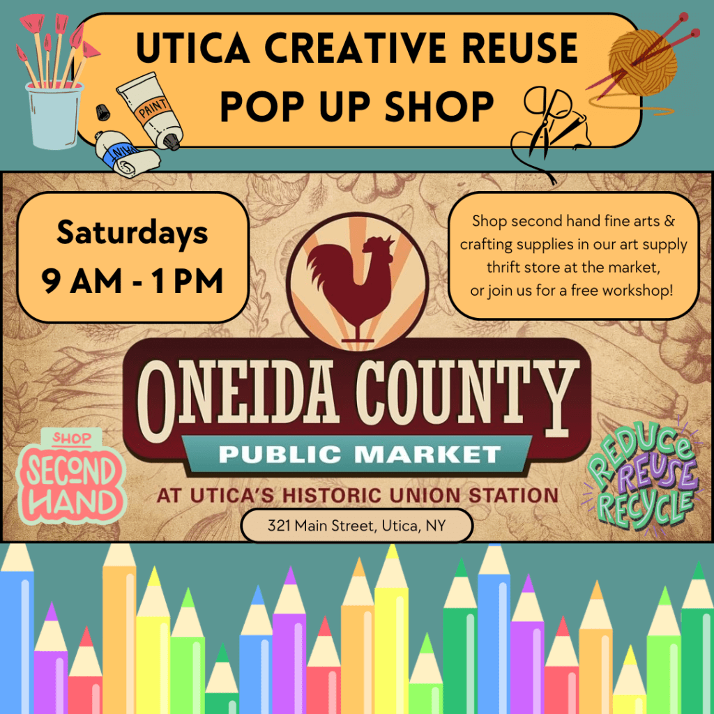 Utica Creative Reuse Pop-Up Thrift Shop is Now Open!