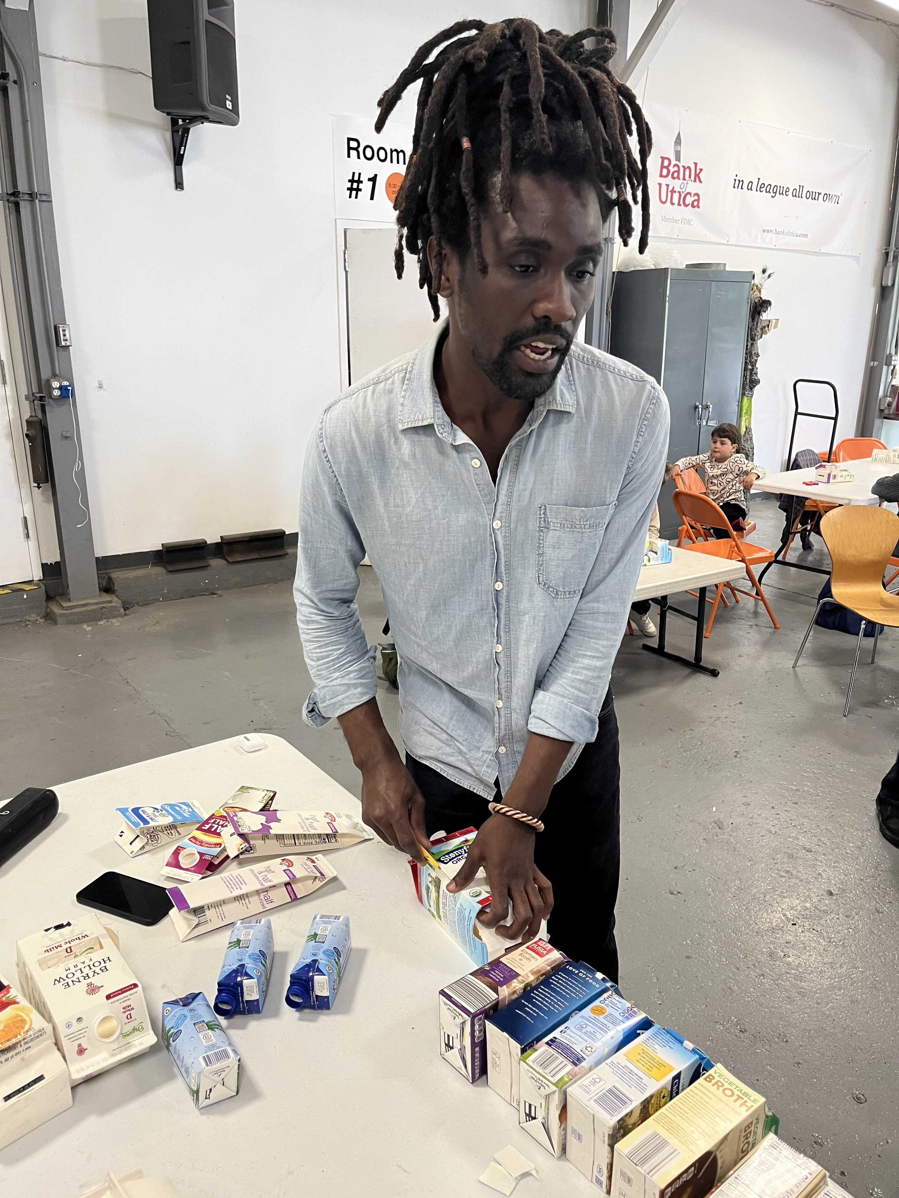 Xayvier Haughton teaches Box Truck Workshop at Sculpture Space