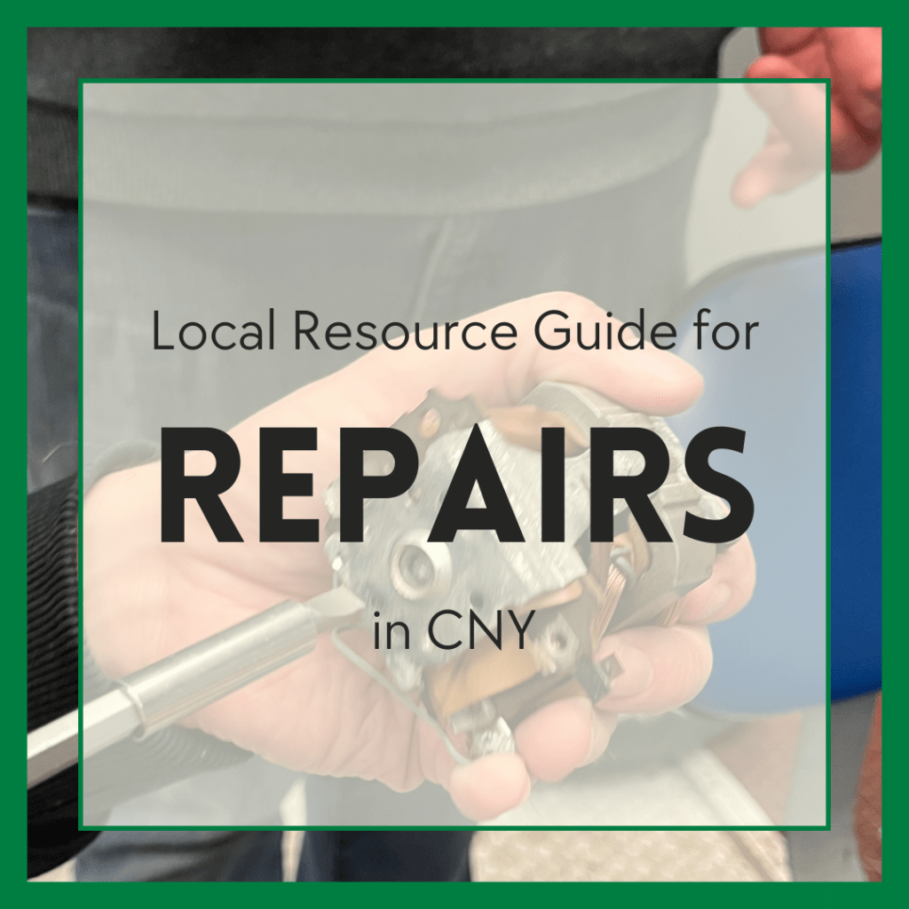 Local Resource Guide for REPAIRS in CNY