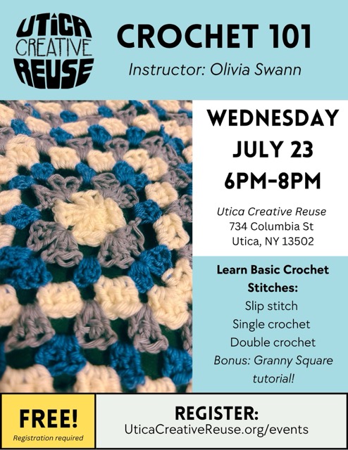 Crochet 101 flyer