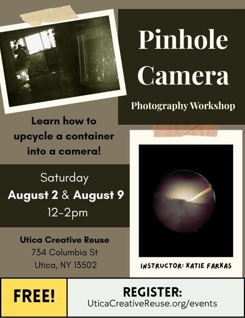 pinhole camera workshop flyer